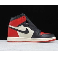 Jordan Air 1 Retro Bred High Toe OG 555088-610 0812